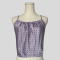 Polka dot silk cami