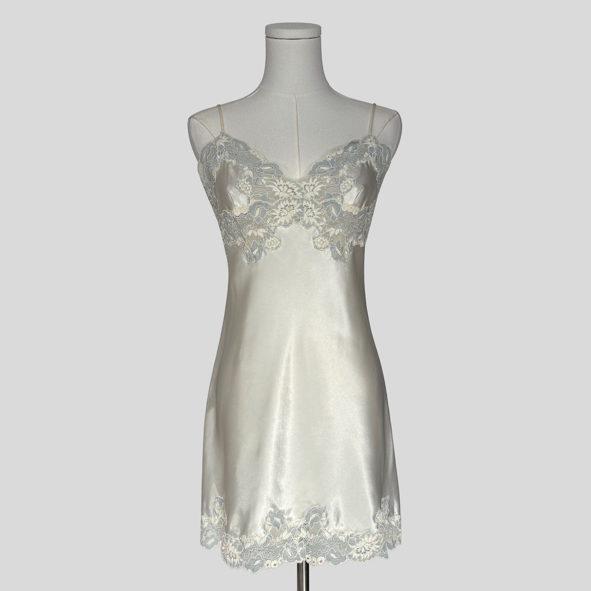 Delicate lace trim slip