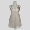 SIlk bust pearl detail slip