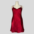 Silky animal print slip