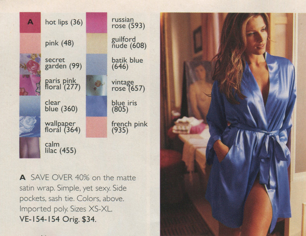 Silky robe in lilac