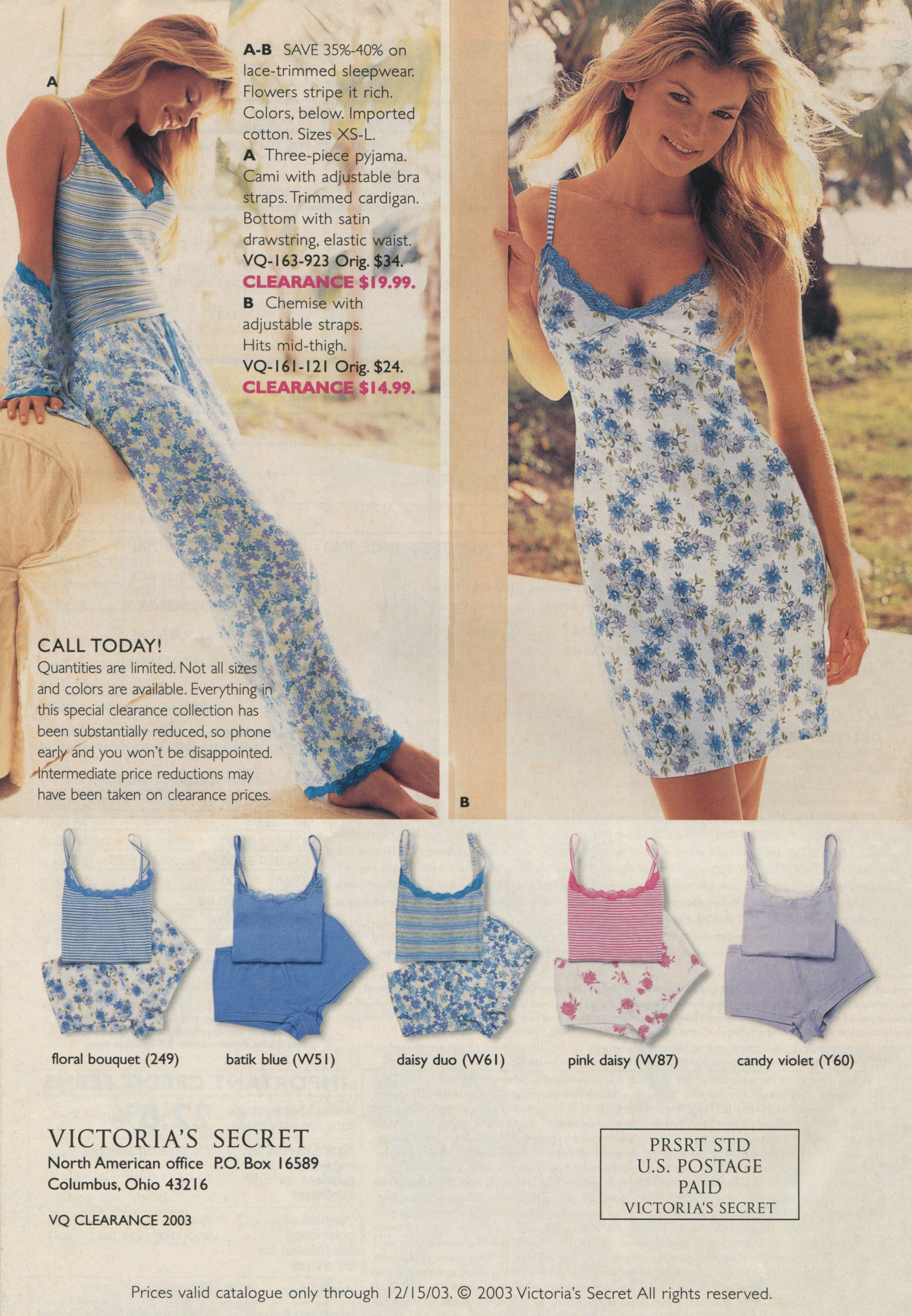Cotton floral lace trim chemise