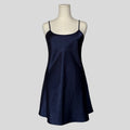 Simple mini slip in navy