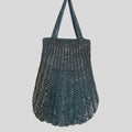 Beaded purse in blue