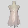 Lace bust babydoll with matching panties