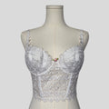Ornate lace corset