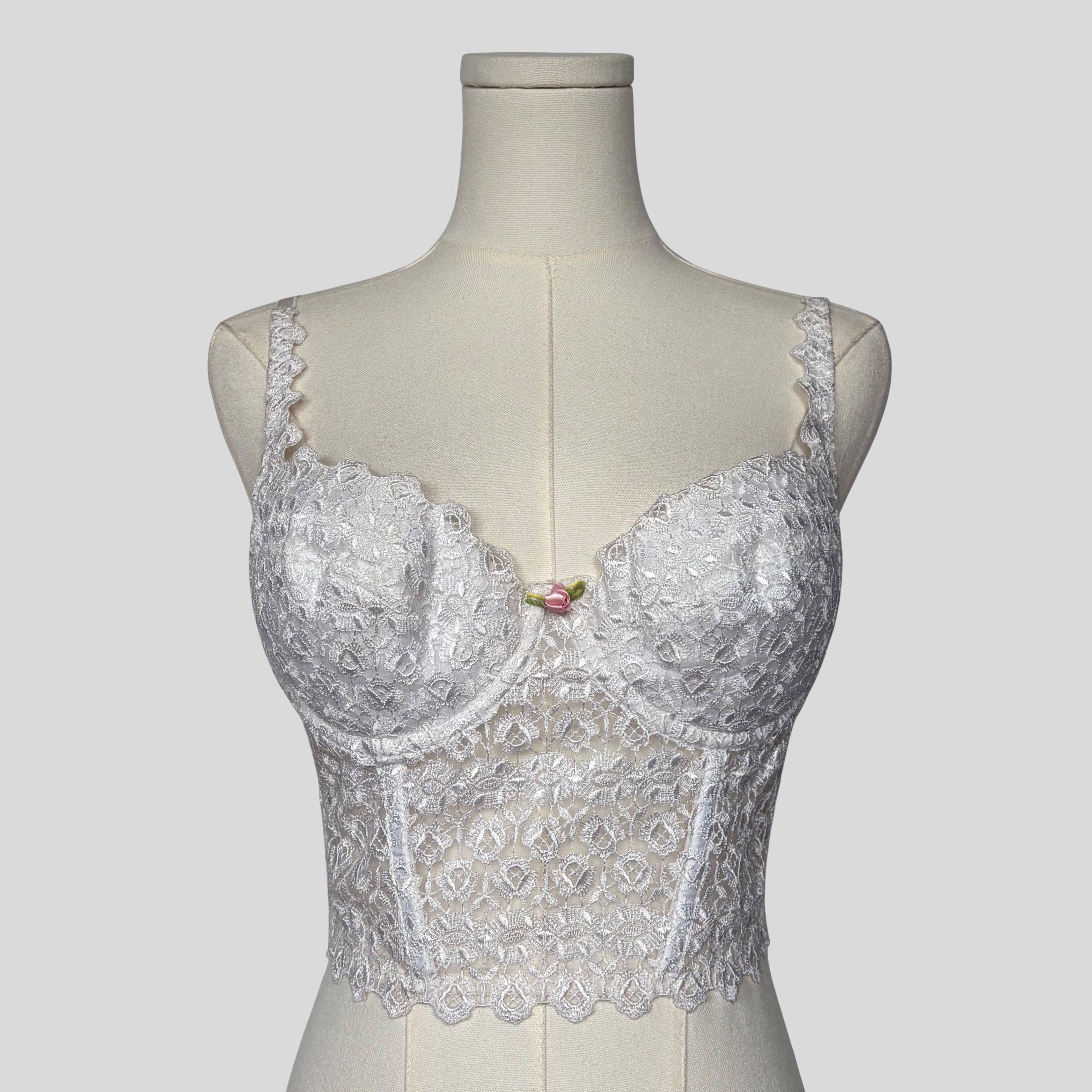 Ornate lace corset
