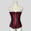 Ornate lace up front corset