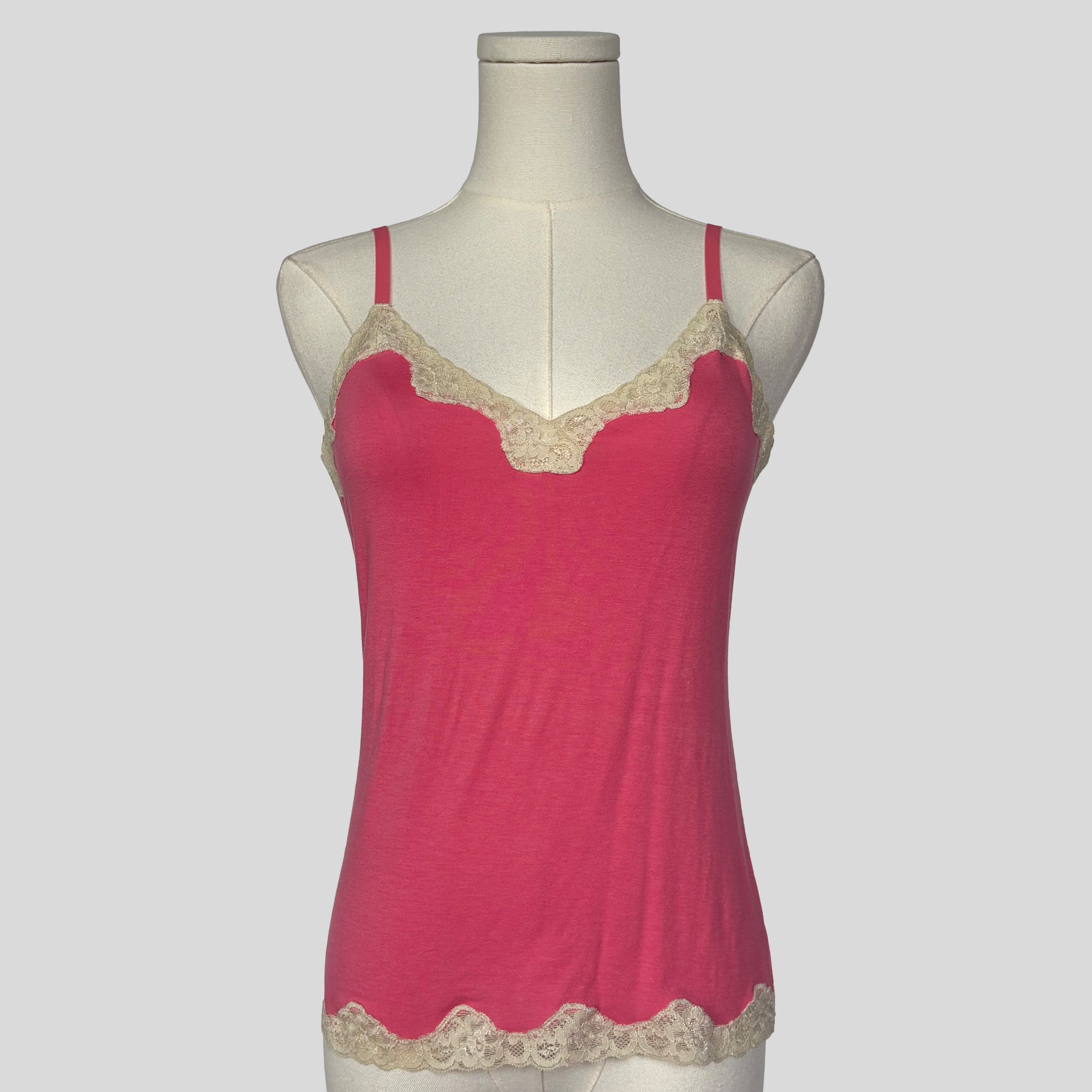 Lace trim cami