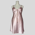 Silky pattern trim slip