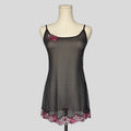 Sheer side cutout slip