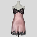 Lace bust slip in light pink