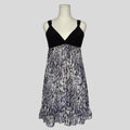 Sheer leopard print babydoll
