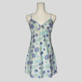 Cottage rosette dress in funky floral