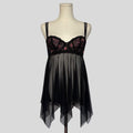 Embroidered handkerchief hem babydoll