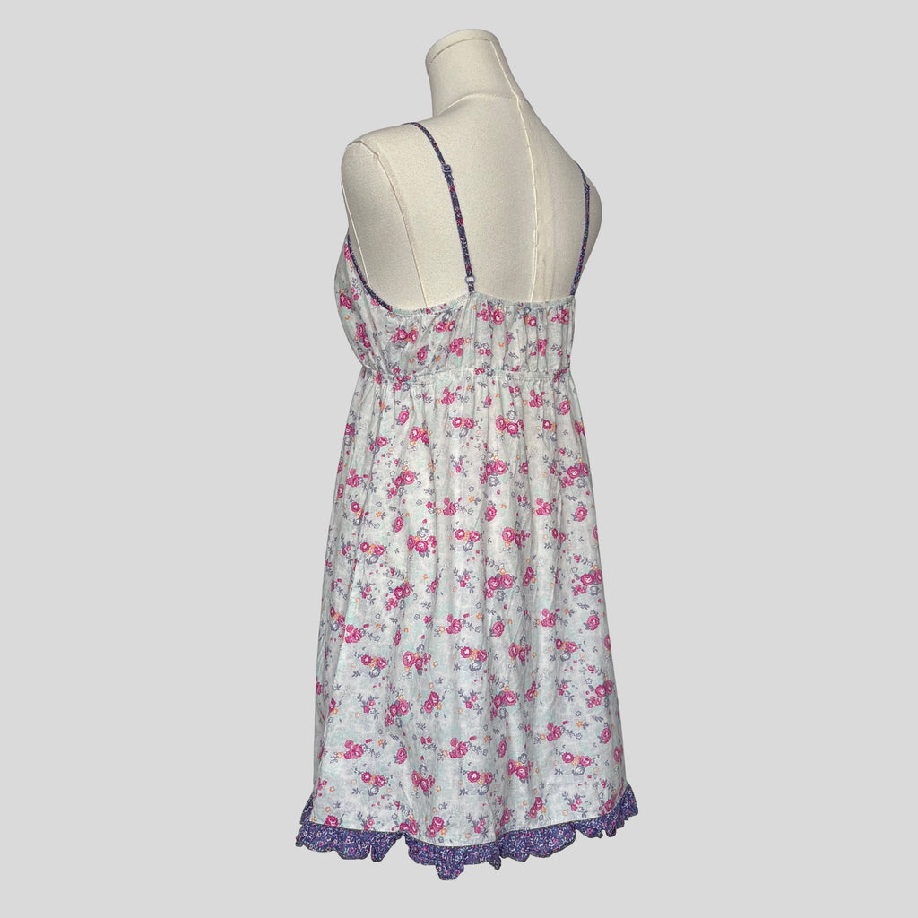 Ruffled floral babydoll dress