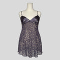 Leopard print babydoll slip