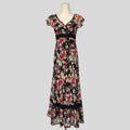 Cherry print midi dress