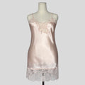 Lace trim slip dress