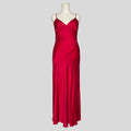Backless silk gown
