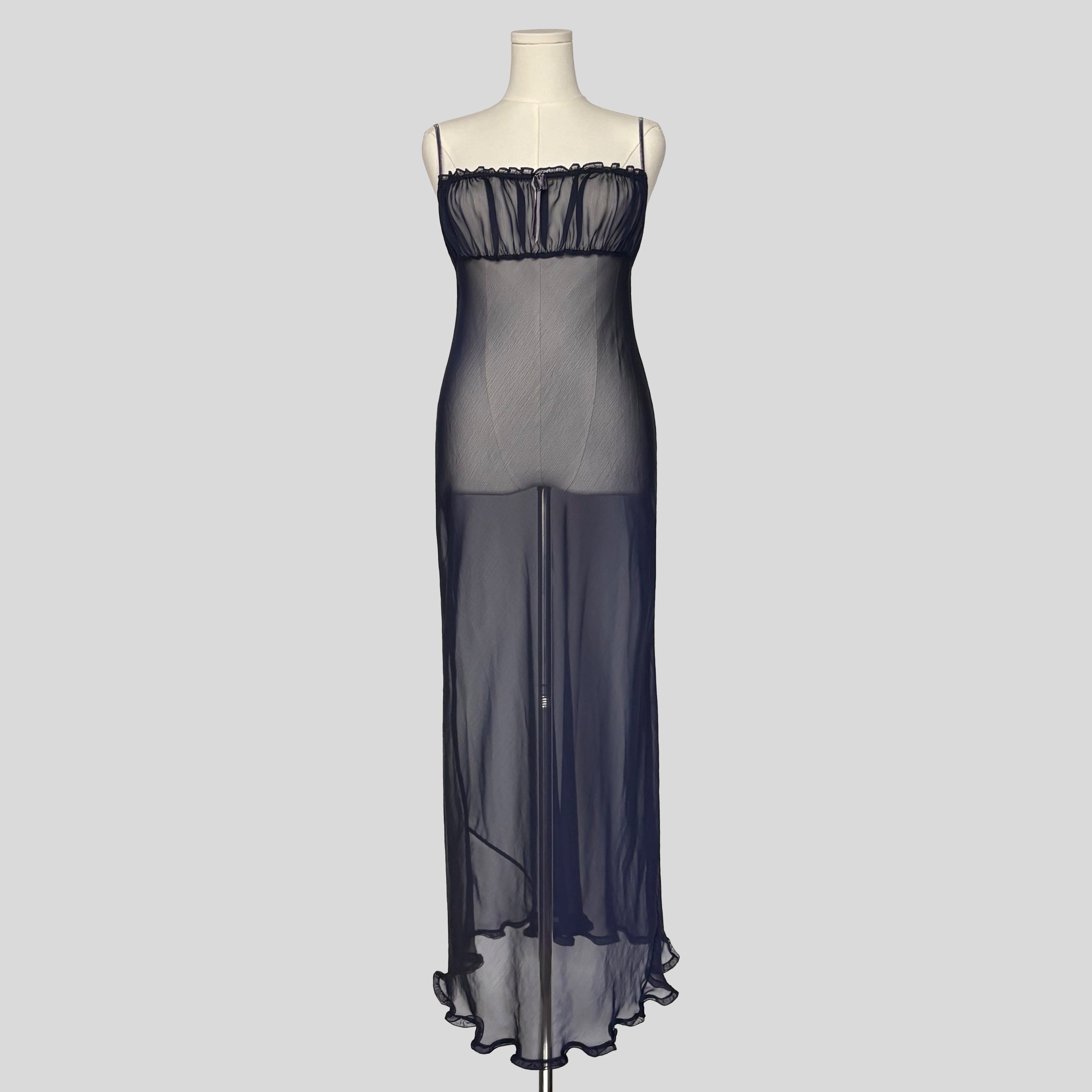 Milkmaid sheer gown