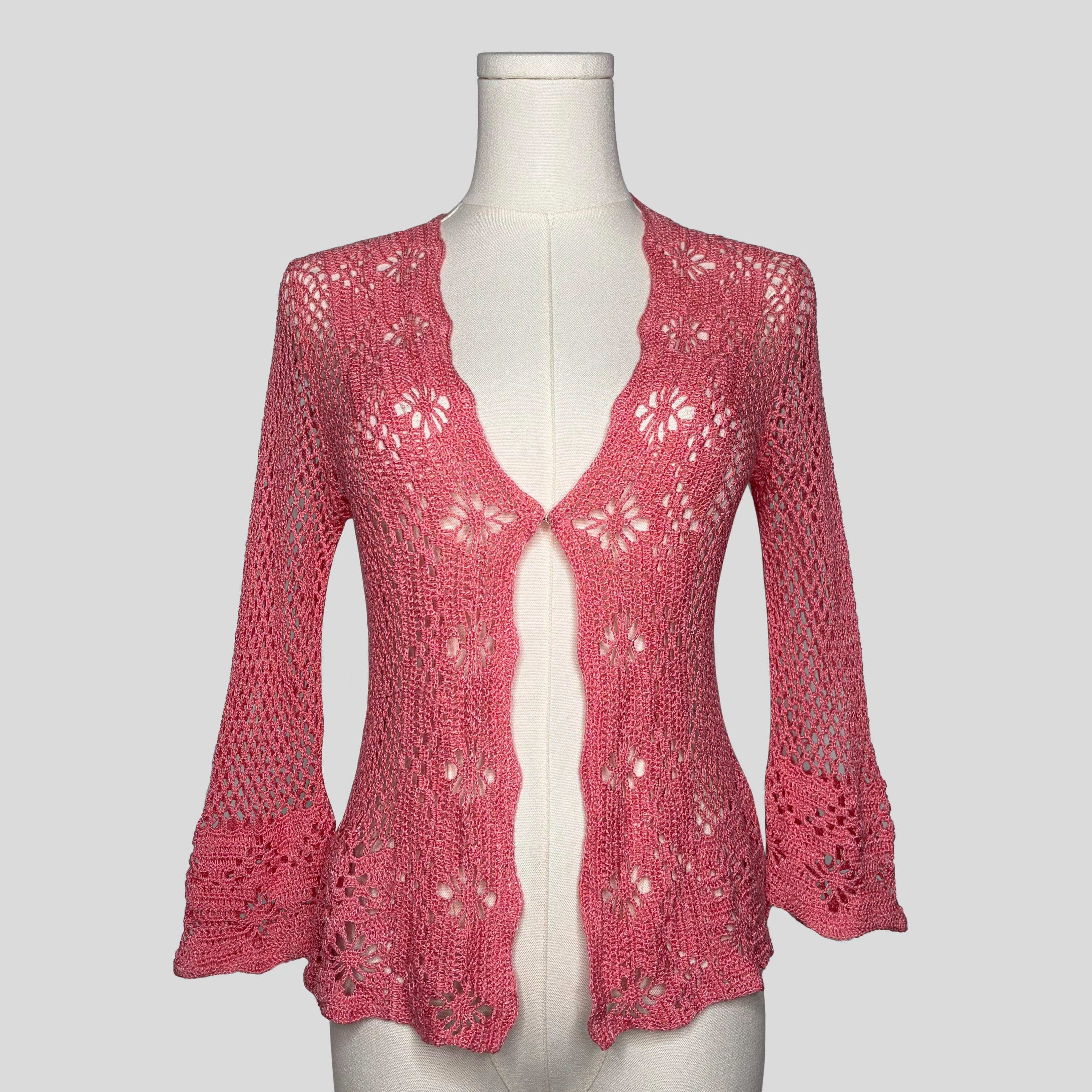 Delicate crochet cardigan