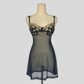 Embroidered bust chemise