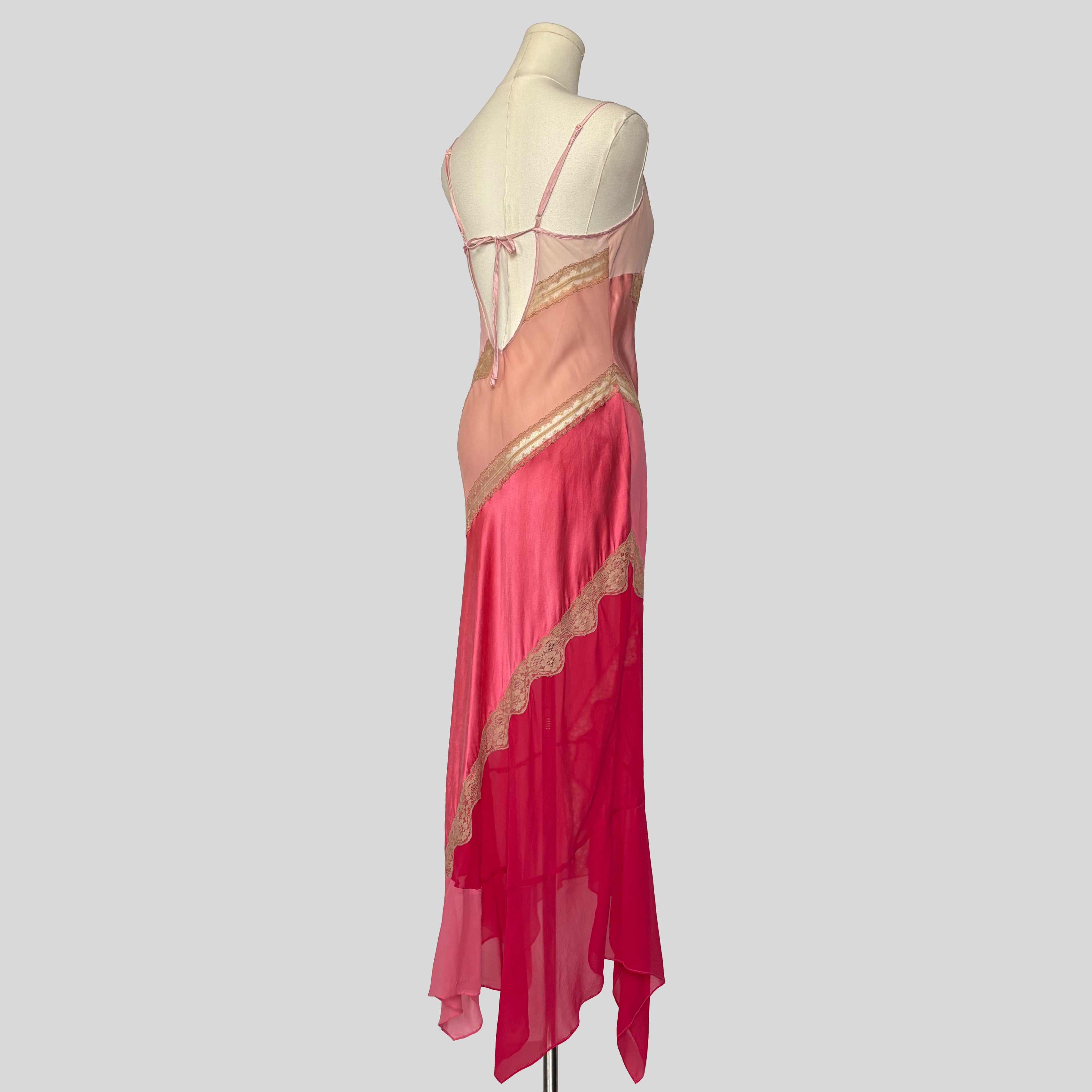 Pink gradient gown
