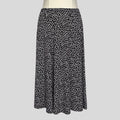 Patterned midi skirt