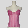 Sheer striped cami