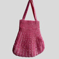 Beaded purse in pink