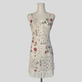Love Letters floral sheer slip dress
