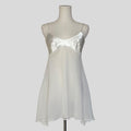 Silky bust babydoll slip dress