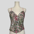Ornate paisley printed cami