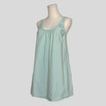 Pinstripe babydoll mini dress