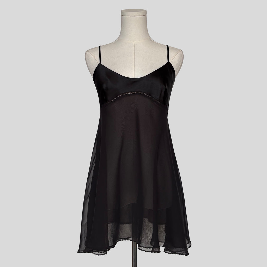 Sheer babydoll slip dress