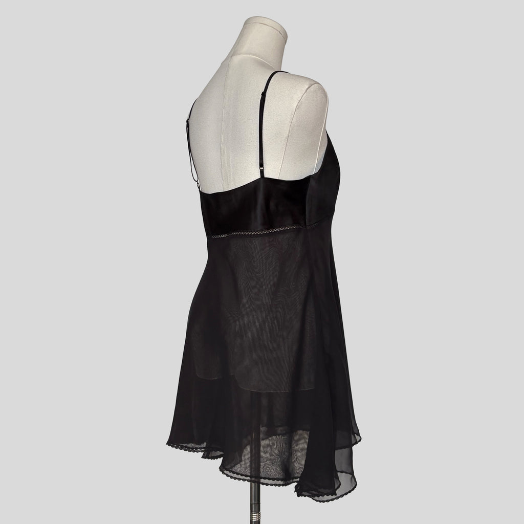 Sheer babydoll slip dress
