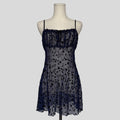 Velvet burnout babydoll slip