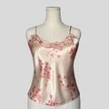 Cherry blossom floral ruffled cami
