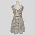 Strawberry kiss ribbon trim slip dress